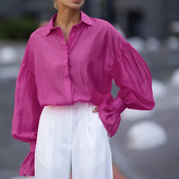 Verdant Lure | Oversized Shirt Blouse | Luke Parry Collective