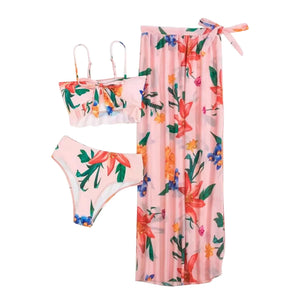 Bloom Riviera Three-Piece Bikini Set