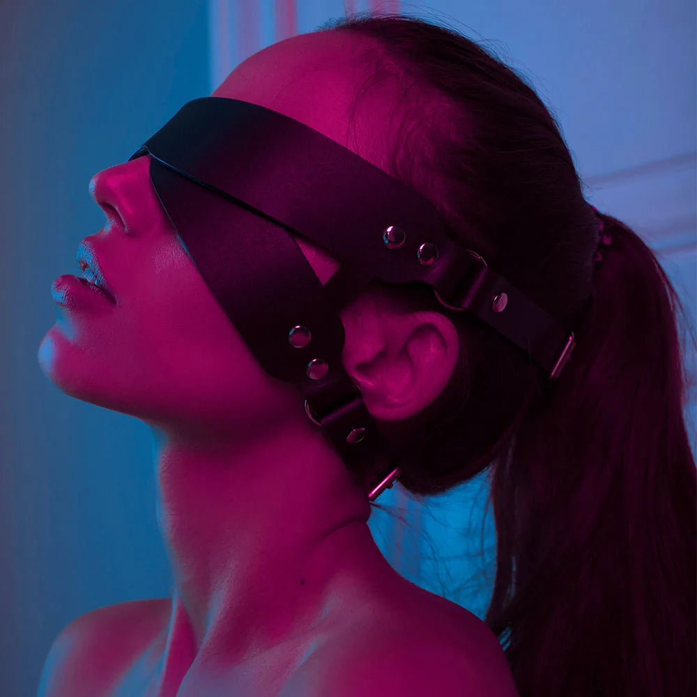 Eclipse Submission| Leather Harness Mask | Luke Parry Collective