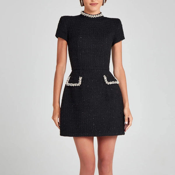Regalia Cut | Tweed Mini Dress | Luke Parry Collective
