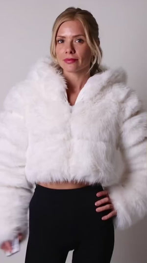 Frosted LED Light up Jacket with Hood | "THE ICON" | Luke Parry Collective